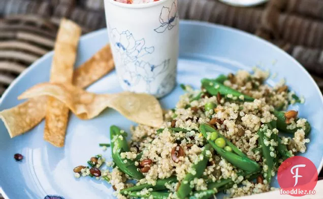 Salată de Quinoa cu mazăre de zahăr