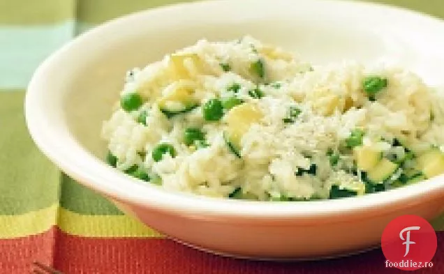 Risotto De Primăvară Cu Mazăre Și Dovlecei
