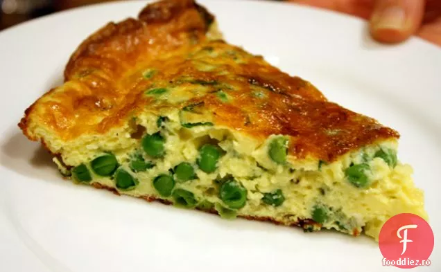 Cina in seara asta: Tortilla de mazare cu menta si iaurt