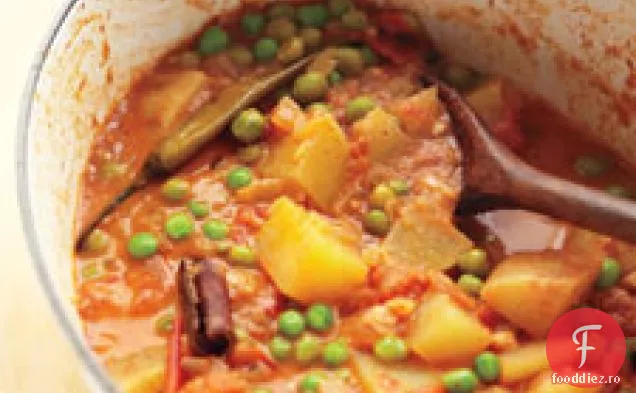 Curry De Mazăre Și Cartofi