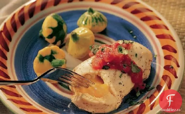 Piept De Pui Umplut Cu Cheddar