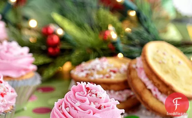 Cupcakes Cu Mentă De Vanilie