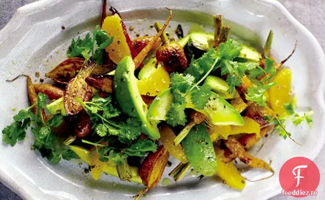Salată de morcovi, Avocado și portocale
