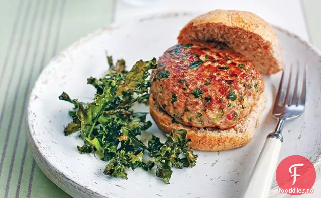 Burgeri de curcan Thailandezi cu varză crocantă