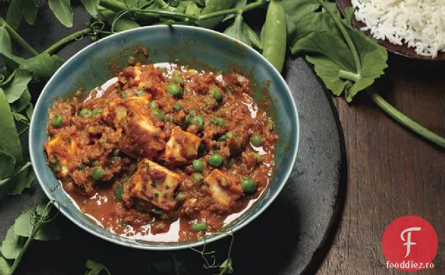 Paneer Curry Cu Mazăre