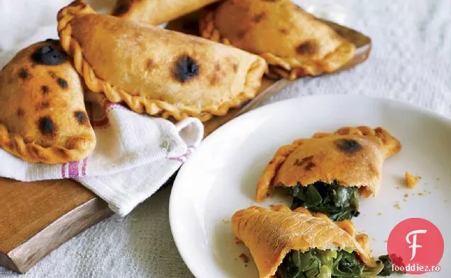Empanadas cu spanac și mazăre verde