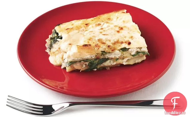 Lasagna cu spanac, Pesto și Fontina