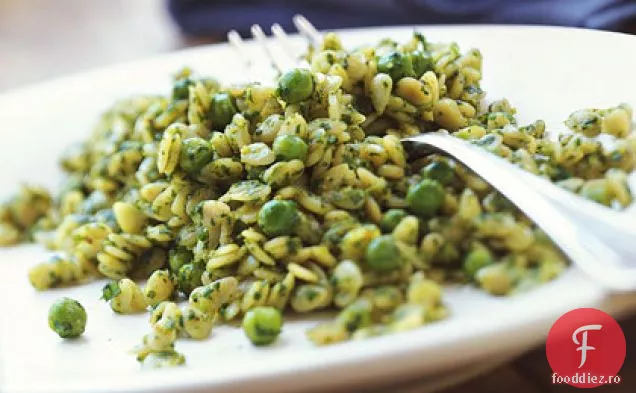 Orzo cu Pesto și mazăre