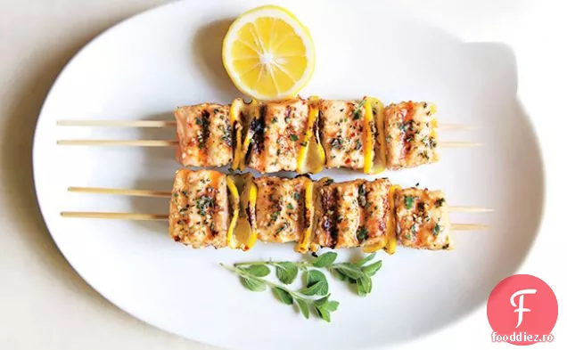 Kebab De Somon Condimentat