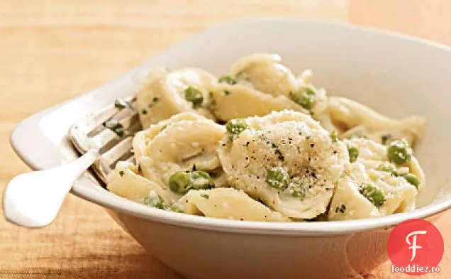 Tortellini Cremoși Cu Mazăre