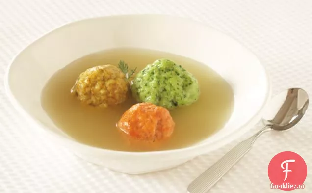 Supă Cu Bile Matzo Tricolor