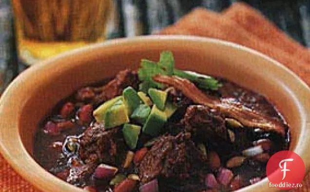Chili roșu picant de porc și fasole