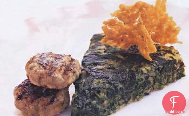 Cremă de parmezan cu spanac cu Frico