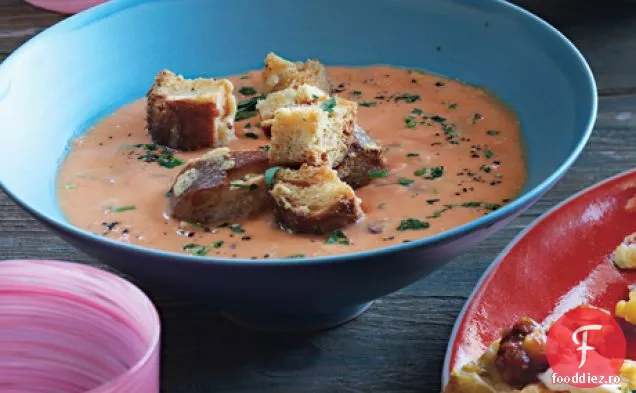 Gazpacho Cu Castraveți De Roșii