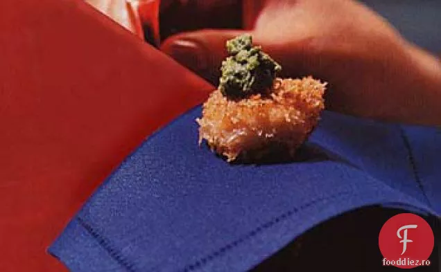 Scoici Panko cu chutney Verde Chile
