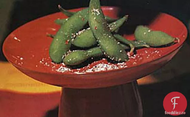 Edamame cu sare și piper (soia în păstăi)