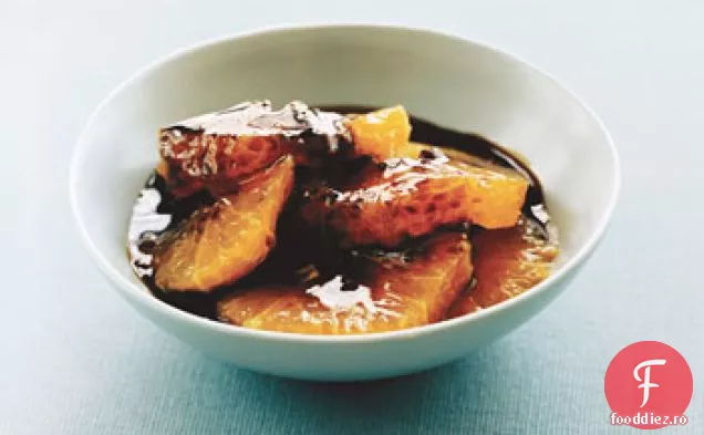 Portocale cu Caramel Balsamic și anason