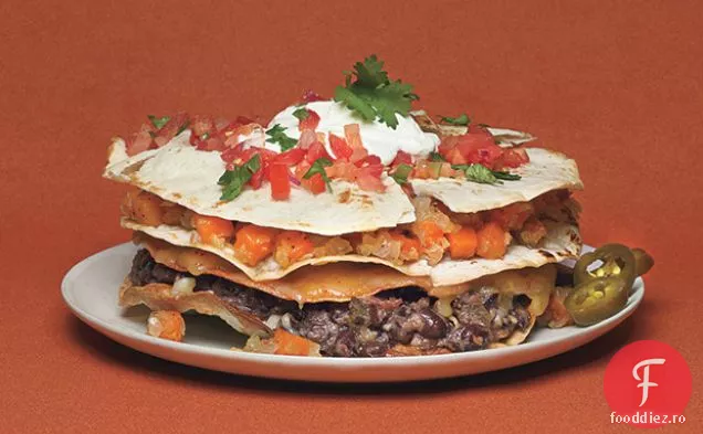Quesadilla Veggie Stivuită