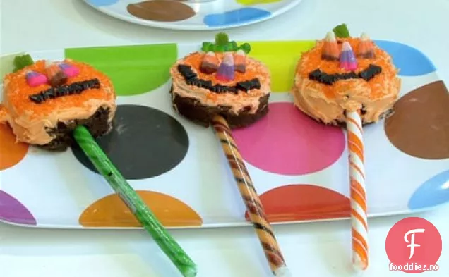 Dovleac Brownie Pops
