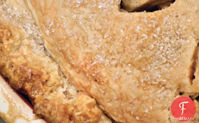 Maple Apple Pandowdy cu afine uscate
