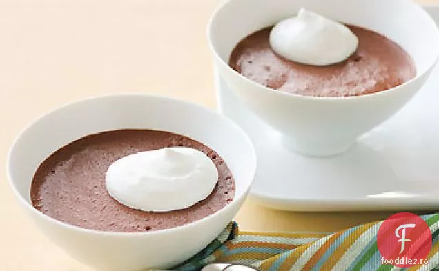 Blenderul mamei Mousse de ciocolată cu cremă de lămâie