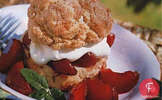 Shortcakes de ovăz cu prune condimentate