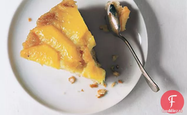 Tort Proaspăt Cu Ananas Cu Susul În Jos