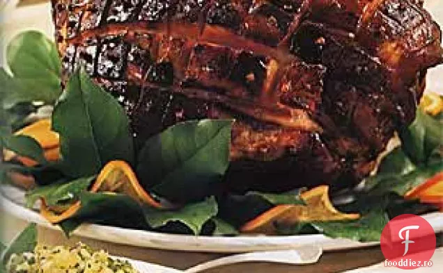 Marmeladă-șuncă glazurată cu sos dulce de ceai de portocale