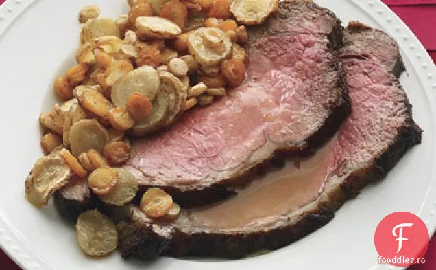 Friptură de benzi din New York cu sos de tigaie Madeira