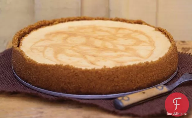 Cheesecake Cu Vârtej De Caramel