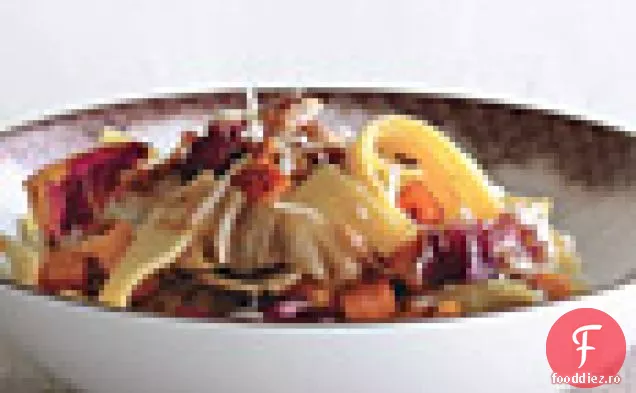 Dovleac și Radicchio Pappardelle
