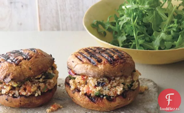 Salată de Portabella și Bulgur la grătar 