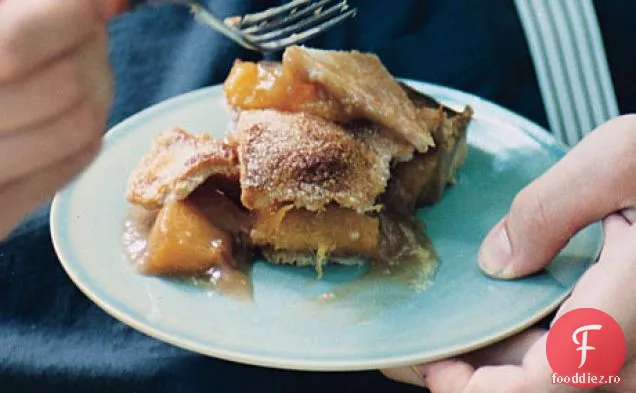 Plăcintă Cu Piersici Cu Caramel De Miere
