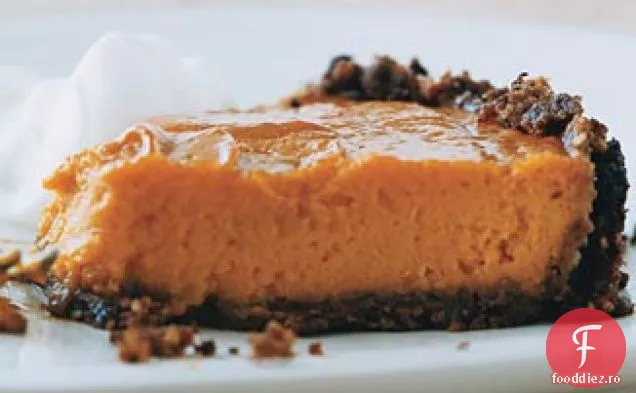 Plăcintă cu cartofi dulci cu ghimbir crustă de pecan