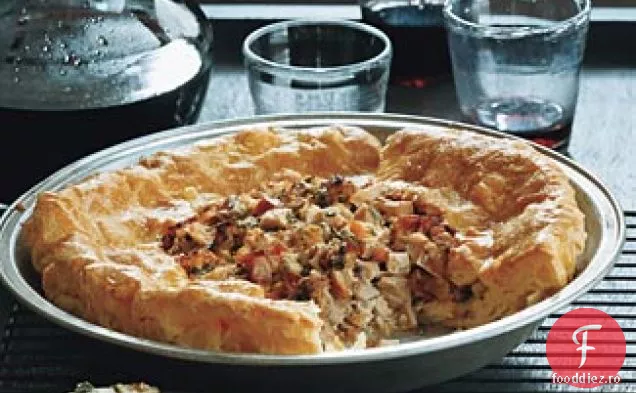 Plăcintă Cu Puf Cu Cremă De Curcan