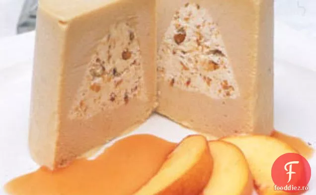 Peach Praline Bombes cu sirop de piersici