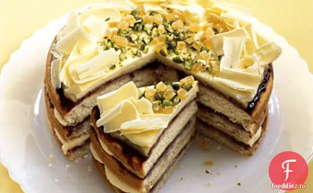 Tort de lămâie-ghimbir cu fistic