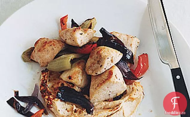 Pui de ardei cu Hummus