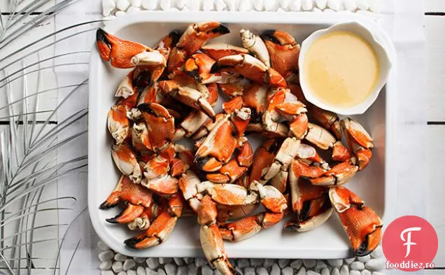 Crab de piatră cu sos de muștar