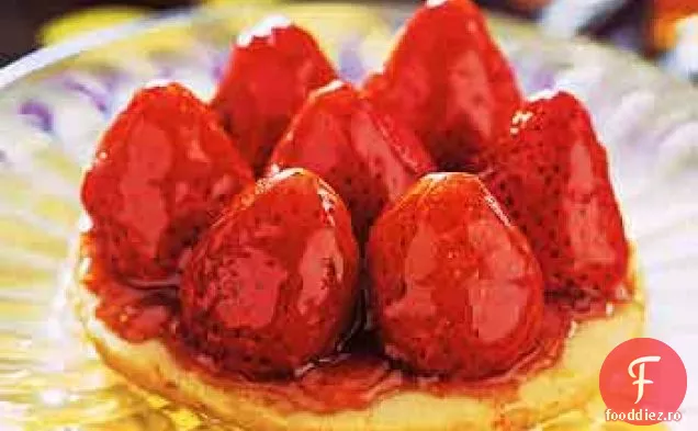 Tarte Cu Pâine Scurtă Cu Căpșuni
