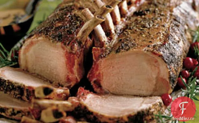 Grătar dublu prăjit de carne de porc cu sos de ciuperci Morel