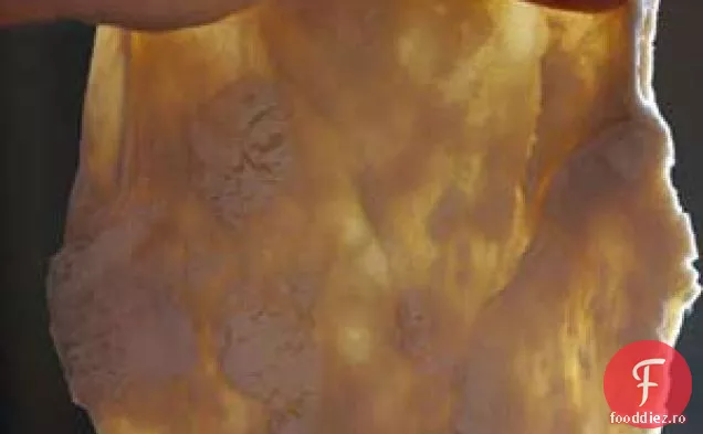 Pizza cu fenicul și hamsii fără frământare