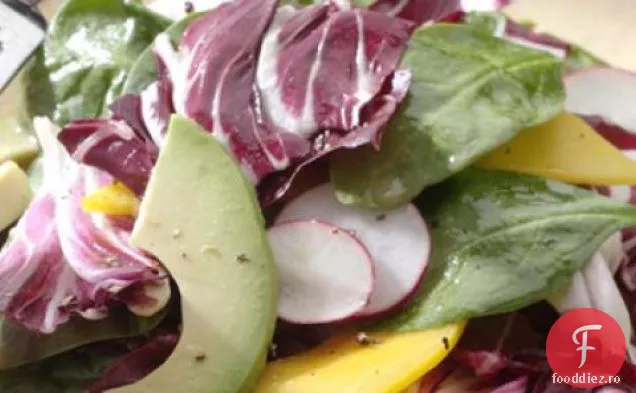 Rețetă De Salată De Avocado Și Mango Cu Spanac