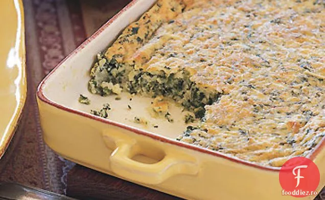 Gratin de gris și spanac