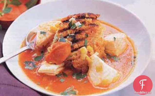 Supă de pește cu pâine și Rouille
