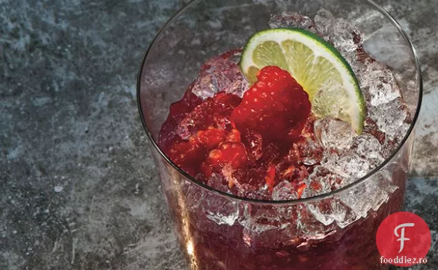 Zmeură-Trandafir Gin Rickey
