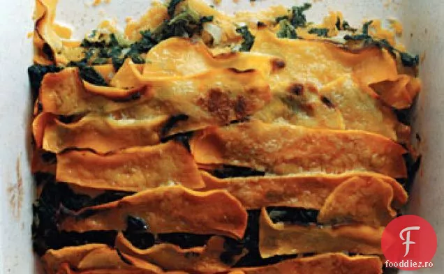 Dovlecei de nucă și cremă-Gratin de spanac