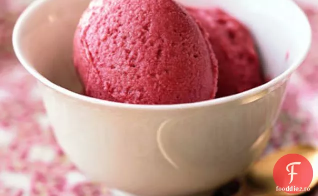 Sorbet de prune și vin roșu