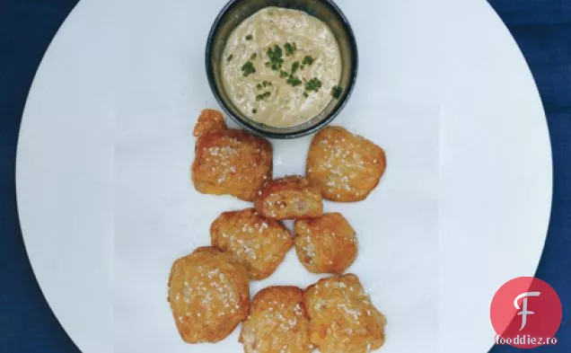 Mușcături de covrig de șuncă de țară și Cheddar cu muștar Jalapeingormalo