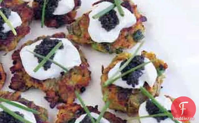 Clatite de cartofi dulci cu Caviar